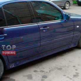 Накладки на пороги Lorinser на Mercedes E-Class W210