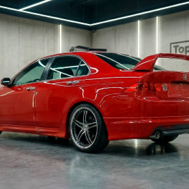 Спойлер MGS на крышку багажника Honda Accord 7 (стеклопластик)