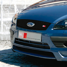 Накладка на передний бампер MS Design на Ford Focus 2