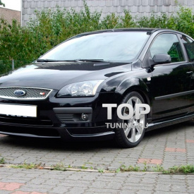 Накладка на передний бампер MS Design на Ford Focus 2
