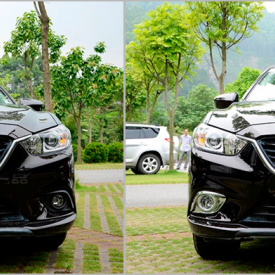 Молдинги противотуманных фонарей Guardian на Mazda 6 GJ