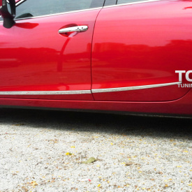 Молдинги дверей Epic Silver на Mazda 6 GJ