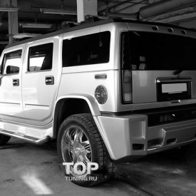 Задний бампер Agressor на Hummer H2