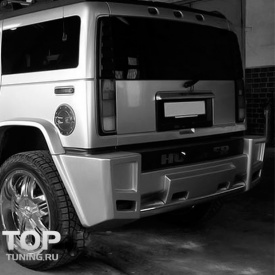 Задний бампер Agressor на Hummer H2