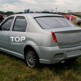 Задний бампер Street на Renault Logan