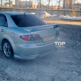 Юбка заднего бампера Sports Line на Mazda 6 GG, GY