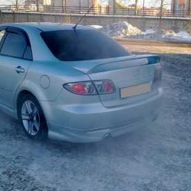 Юбка заднего бампера Sports Line на Mazda 6 GG, GY