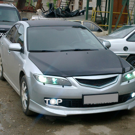 Накладка на передний бампер Sports Line на Mazda 6 GG, GY