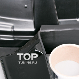 Решетка радиатора без эмблемы на Mitsubishi Pajero