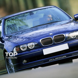 Накладка на передний бампер Alpina рестайлинг на BMW 5 E39