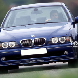 Накладка на передний бампер Alpina рестайлинг на BMW 5 E39