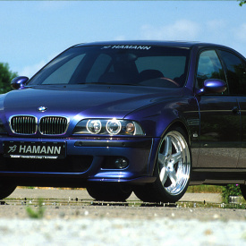 Элероны переднего бампера HMN M5 на BMW 5 E39