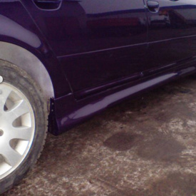 Накладки на пороги FX на Audi A6 C5