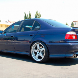 Накладка на задний бампер HMN на BMW 5 E39