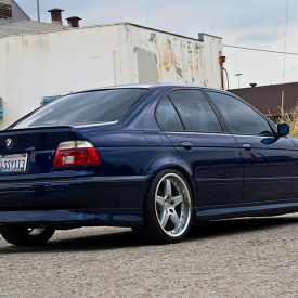 Накладка на задний бампер HMN на BMW 5 E39