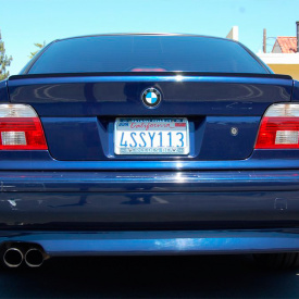 Накладка на задний бампер HMN на BMW 5 E39