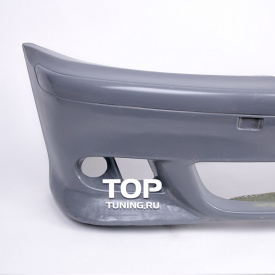 Передний бампер HMN GT-R дорестайлинг на BMW 3 E46