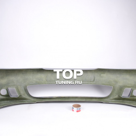 Передний бампер HMN GT-R дорестайлинг на BMW 3 E46