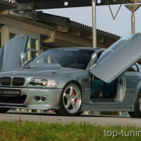Передний бампер HMN на BMW 3 E46