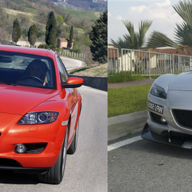 Накладка на передний бампер AUTOEXE на Mazda RX-8