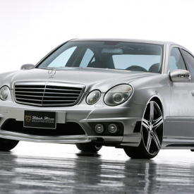 Накладки на пороги WALD Black Bison на Mercedes E-Class W211