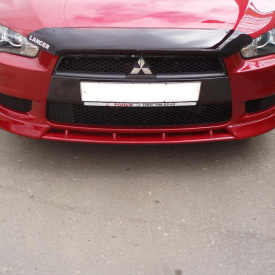 Вставка в передний бампер INT Sport на Mitsubishi Lancer 10 (X)