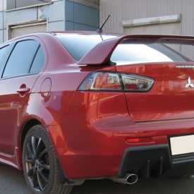 Диффузор заднего бампера EVO (ABS)  на Mitsubishi Lancer 10 (X)