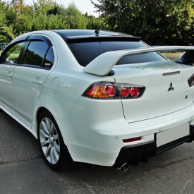 Диффузор заднего бампера EVO (ABS)  на Mitsubishi Lancer 10 (X)