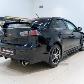 Диффузор RS на задний бампер на Mitsubishi Lancer 10 (X)