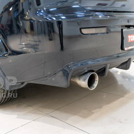 Диффузор RS на задний бампер на Mitsubishi Lancer 10 (X)