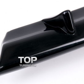 Центральная вставка юбки Shark ABS на Mitsubishi Lancer 10 (X)