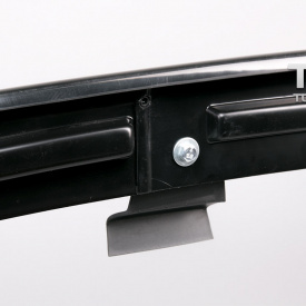 Центральная вставка юбки Zodiak ABS на Mitsubishi Lancer 10 (X)