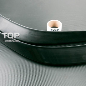 Клыки на передний бампер INT Sport (рестайлинг) на Mitsubishi Lancer 10 (X)