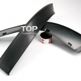 Клыки на передний бампер INT Sport (рестайлинг) на Mitsubishi Lancer 10 (X)