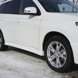 Тюнинг - Пороги Samurai Pikes Peak Edition на Mitsubishi Outlander 3