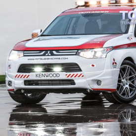Центральная накладка на передний бампер Samurai Pikes Peak Edition на Mitsubishi Outlander 3