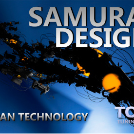 Центральная накладка на передний бампер Samurai Pikes Peak Edition на Mitsubishi Outlander 3