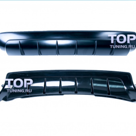 Диффузор и накладки заднего бампера Samurai Pikes Peak Edition для Mitsubishi Outlander 3