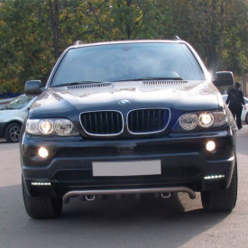 Передний бампер 4.6 IS на BMW X5 E53
