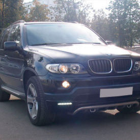 Передний бампер 4.6 IS на BMW X5 E53