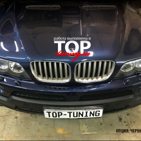 Передний бампер 4.6 IS на BMW X5 E53