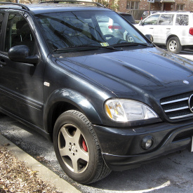 Расширители арок AMG на Mercedes ML 163