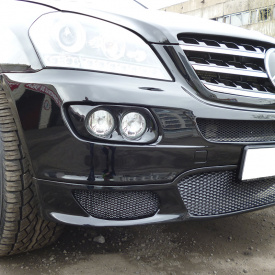 Маски для противотуманных фар BRB на Mercedes ML 164