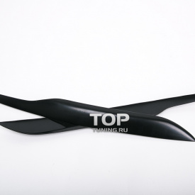 Реснички на передние фары на Audi A4 B7