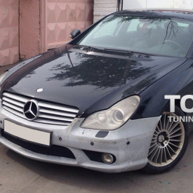 Передний бампер AMG на Mercedes CLS W219