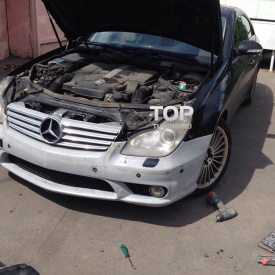 Передний бампер AMG на Mercedes CLS W219