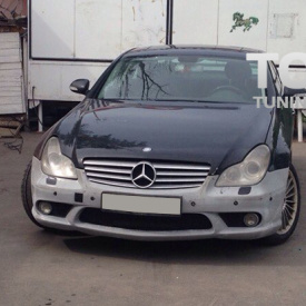 Передний бампер AMG на Mercedes CLS W219