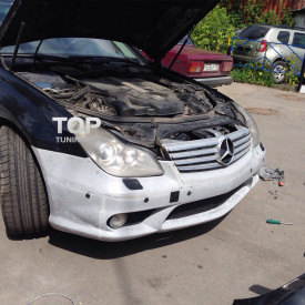 Передний бампер AMG на Mercedes CLS W219