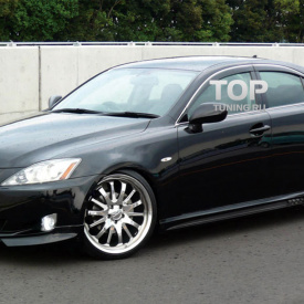 Юбка переднего бампера WALD Sports Line на Lexus IS 2