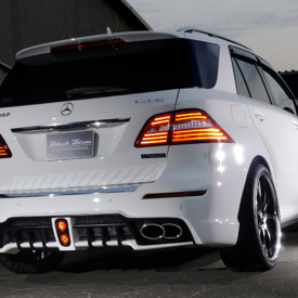 Задний бампер WALD Black Bison на Mercedes ML 166